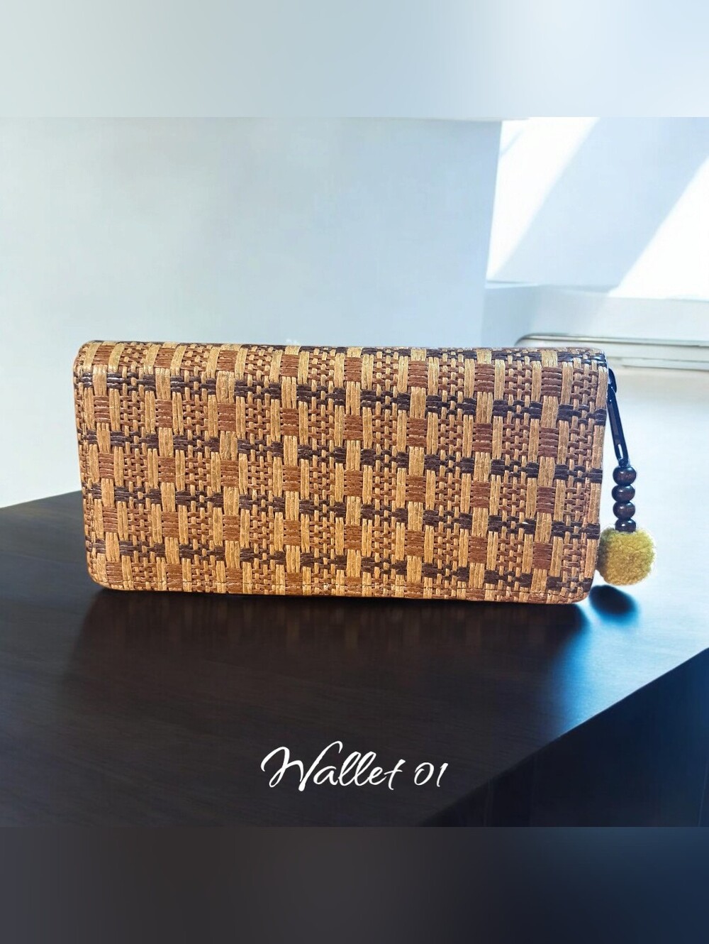 Handwoven Rattan Wallets - Picture 4 of 16